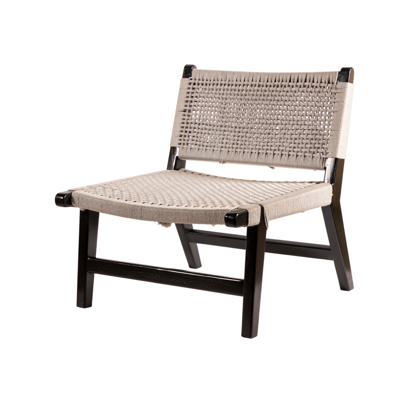 Weaving chair acacia wood