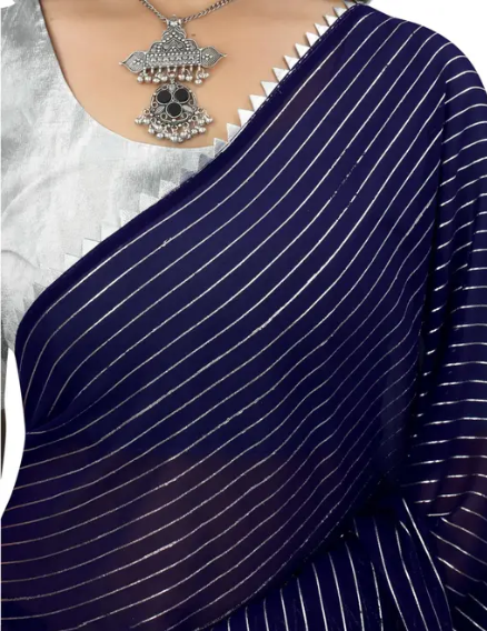 Womens Chiffon Saree