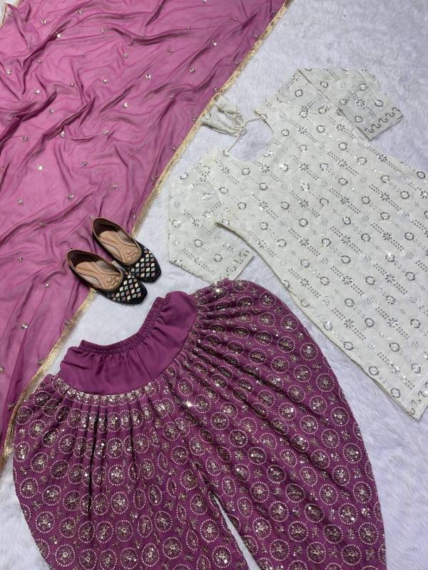 Top , Dhoti Styles Salwar and Dupatta