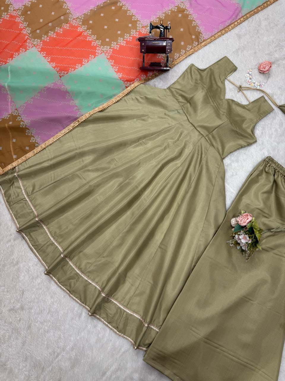 TOP PLAZZO DUPATTA SET
