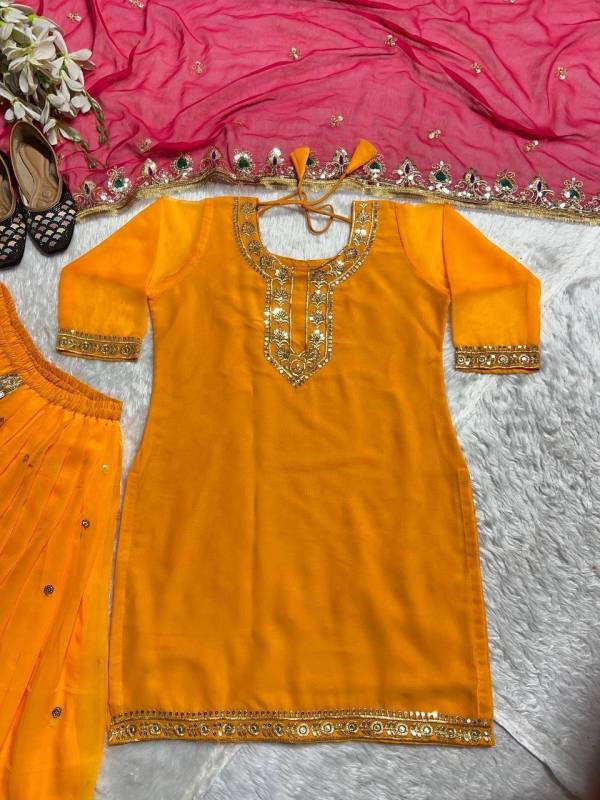 Party Wear Look Top ,Dhoti Skirt and Dupatta