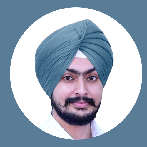 Blue Grey - Full Voile Turban