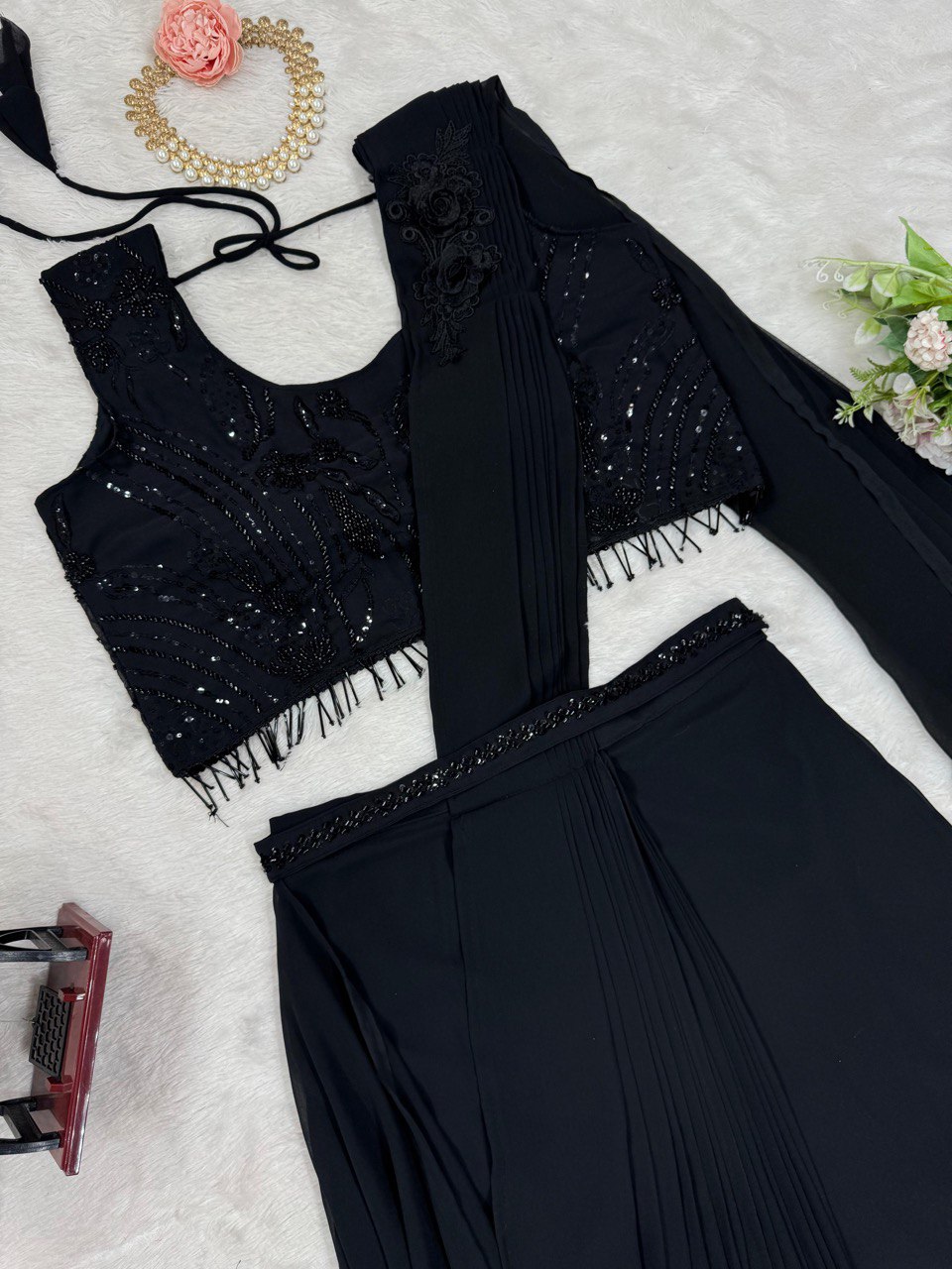 Ready-to-Wear Dhoti Style Set