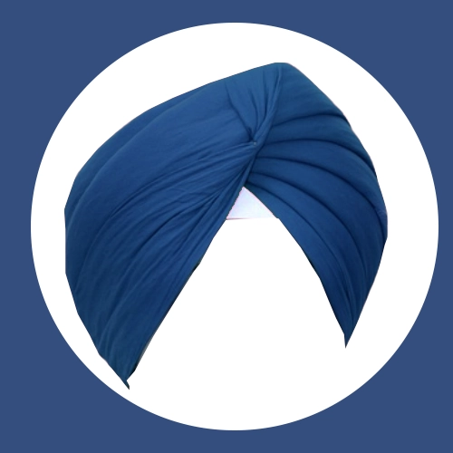 Night Navy Blue - Full Voile Turban