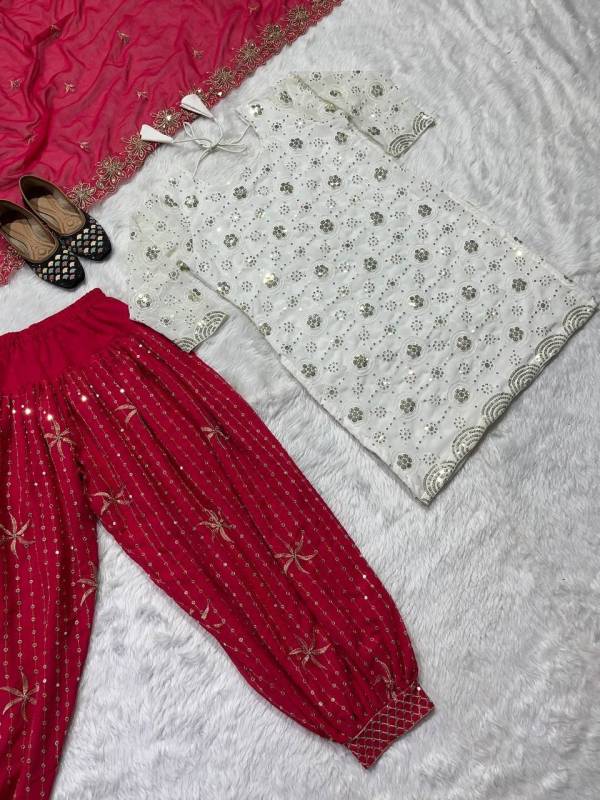 Party Wear Look Top ,Patiyala Salwar and Dupatta