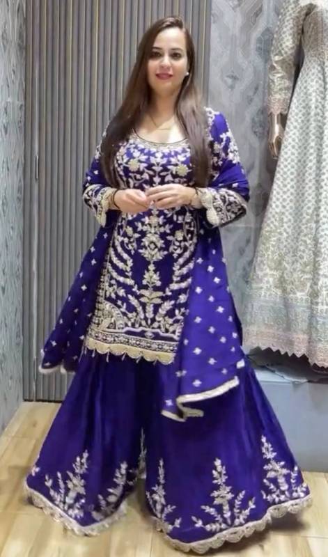 SHARARA TOP DUPATTA SET