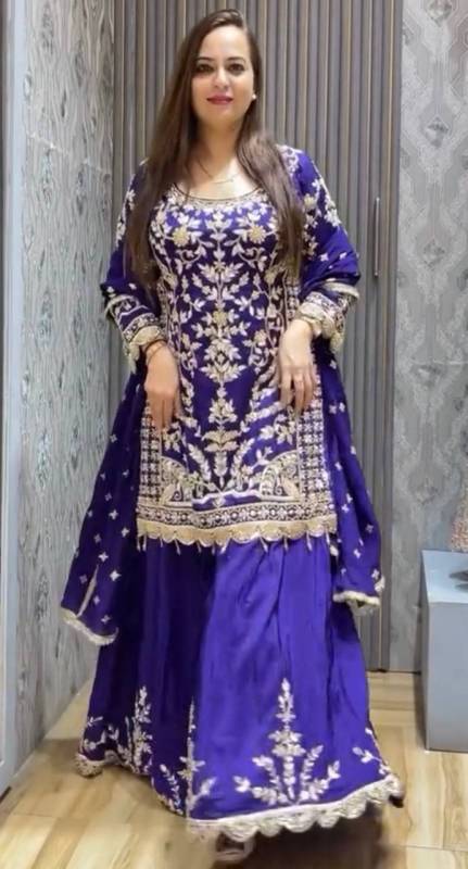 SHARARA TOP DUPATTA SET