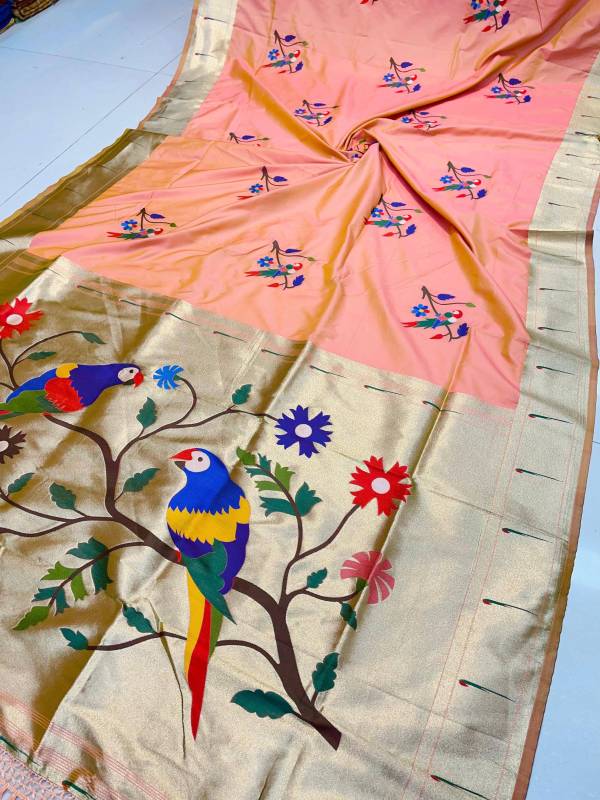 Soft Silk Saree with Pure Jari Weaving