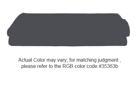 Dark Grey - Full Voile Turban