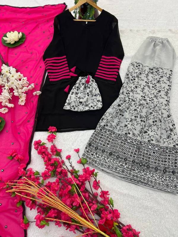 Kurti Sharara 3 pics Pair