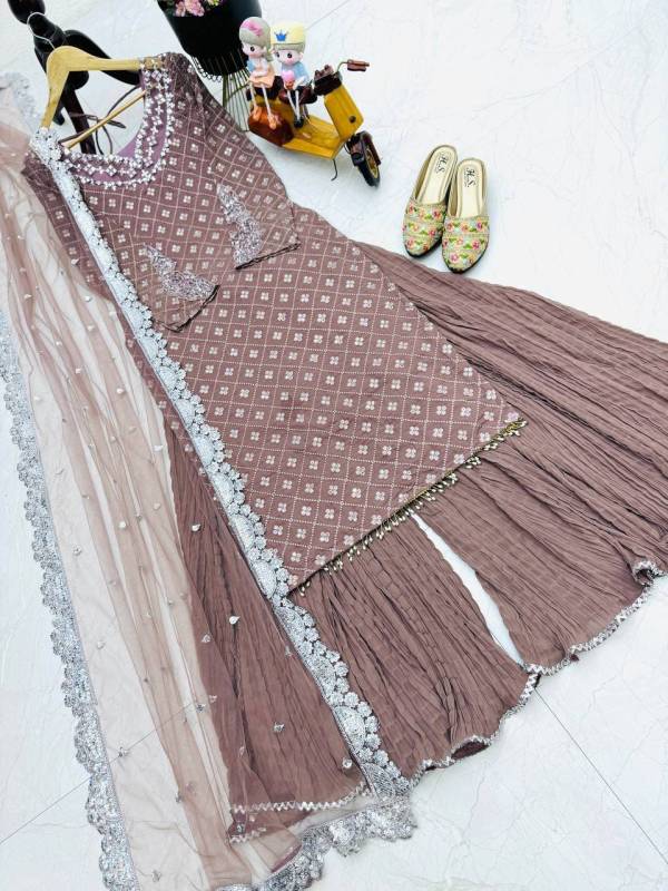 SHARARA TOP DUPATTA SET