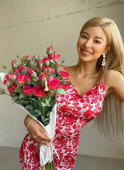 Urbane Feminine Women WHITE & RED FLORAL Dresses